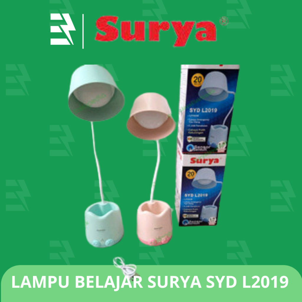 lampu belajar surya LED SYD L2019 / lampu emergency surya SYD L2019