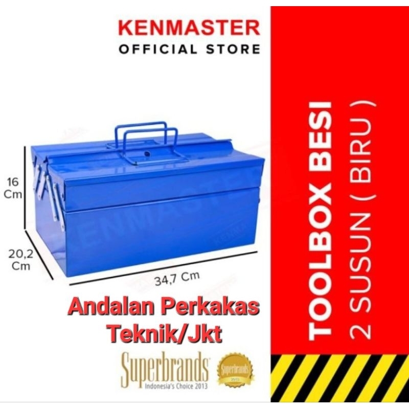 Tool box besi 2susun Kenmaster