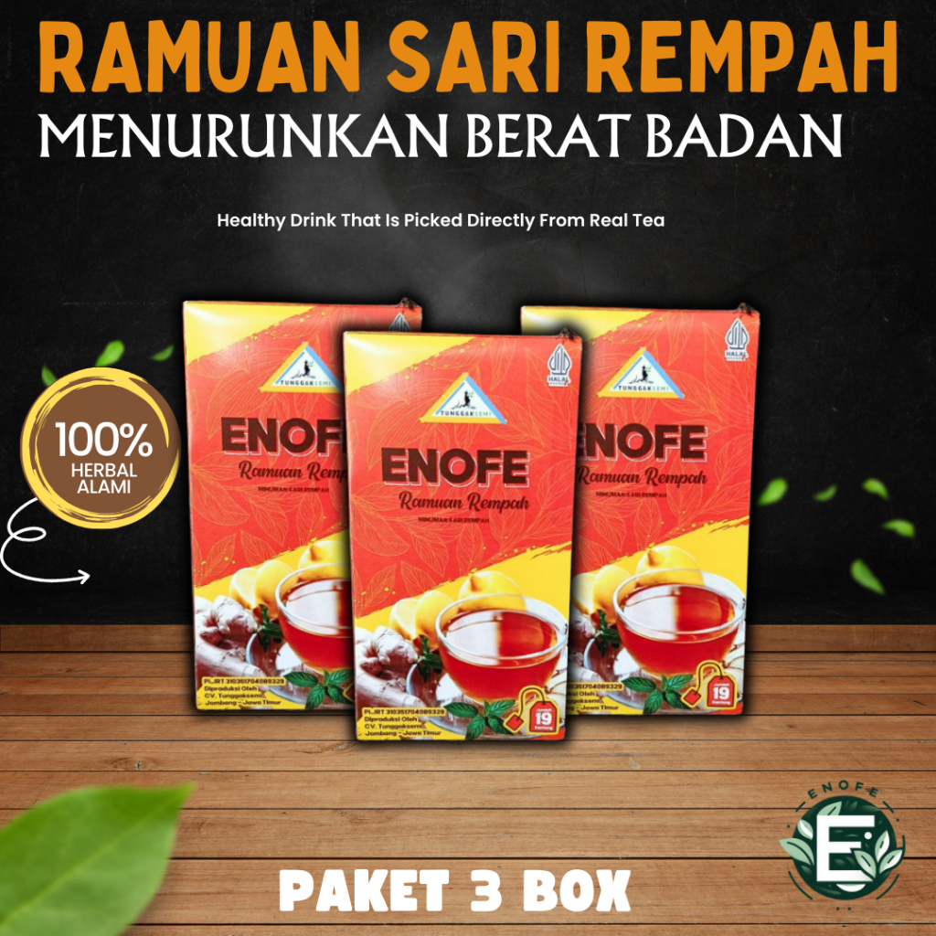 

TEH CELUP REMPAH | PAKET ENOFE HEMAT ISI 3 BOX | DIET AMPUH / TEH DETOX / TURUN BB / HAID LANCAR / JSR / PELANCAR BAB / RAMUAN REMPAH DR ZAIDUL AKBAR