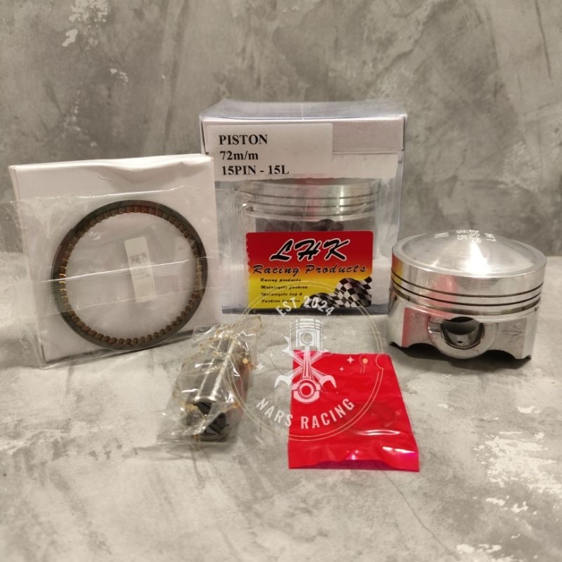 Piston LHK 72 mm pen 15 ,Set ring piston seher LHK Thailand