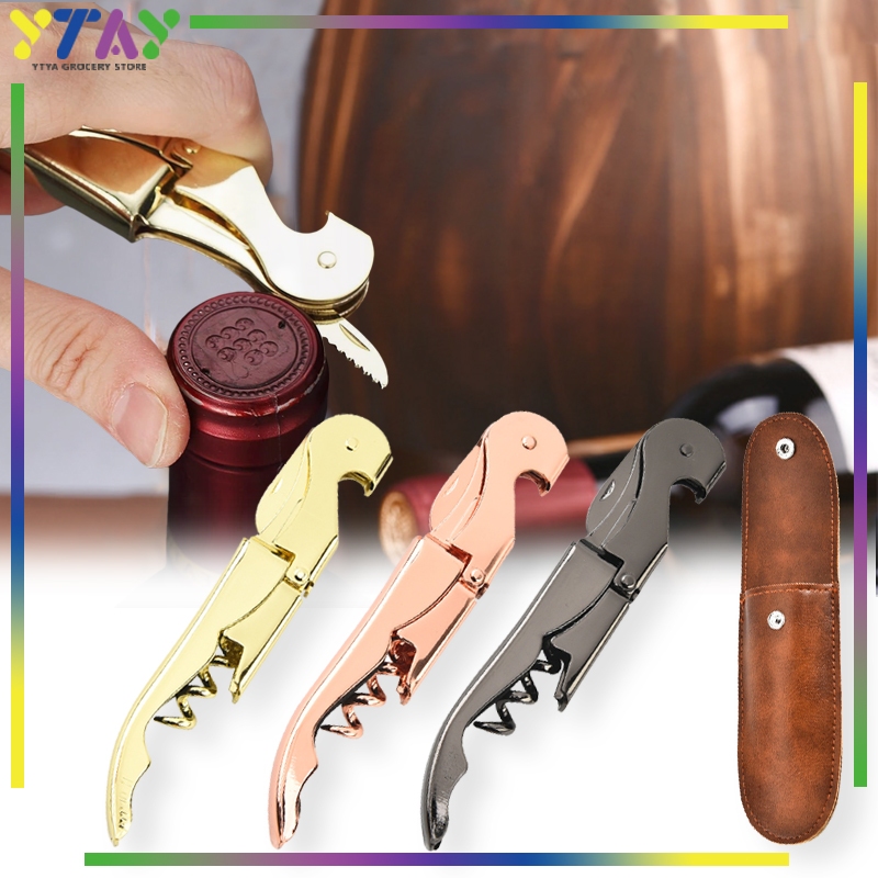 Pembuka Botol Wine Cork Bottle Opener Premium Corkscrew Wine Opener Stainless Premium Wine Bottle Co