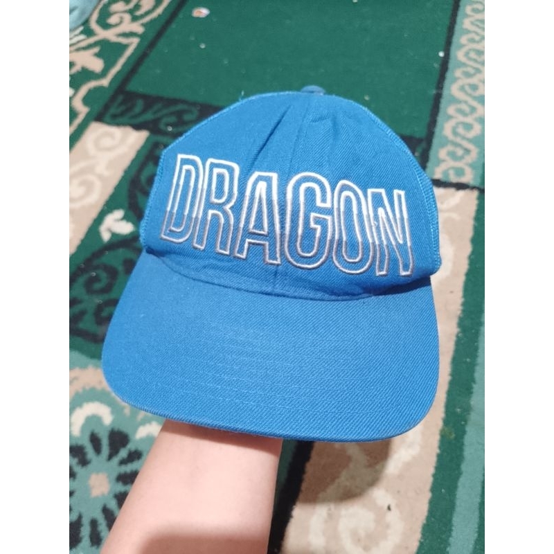 topi trucker hat dragon skateboard vintage second bekas preloved