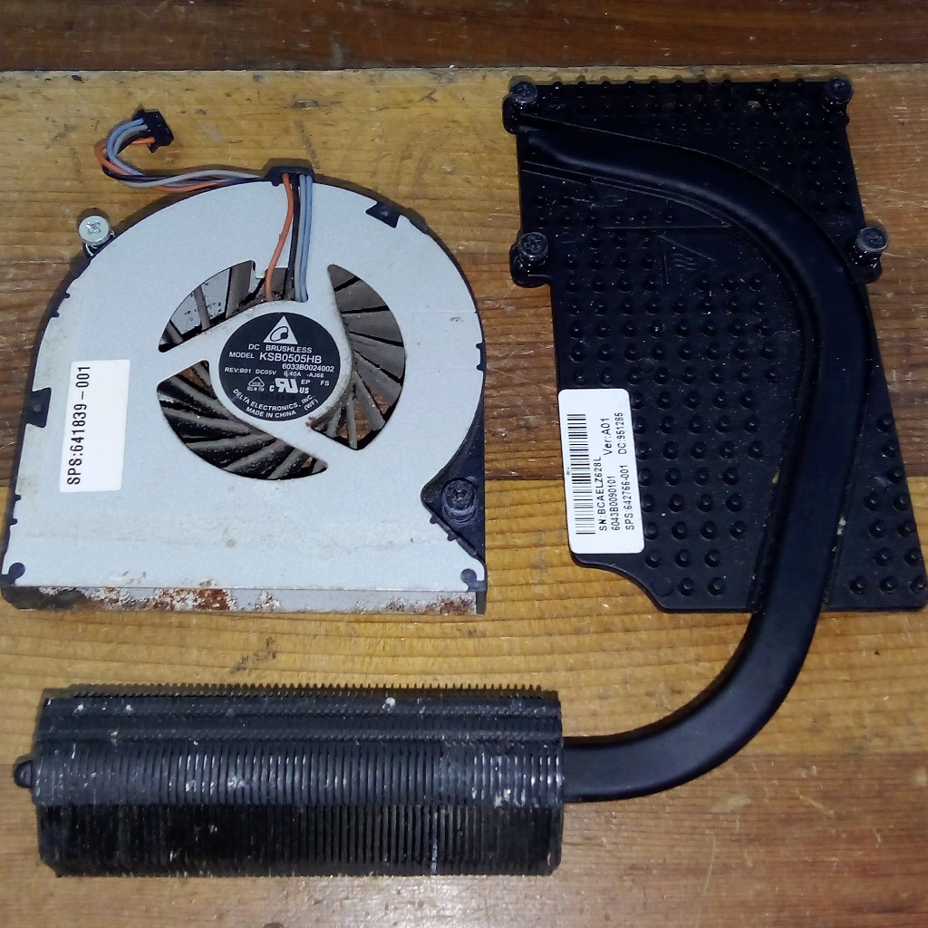 Fan Processor Heatsink Laptop HP Elitebook 8470P 8470P