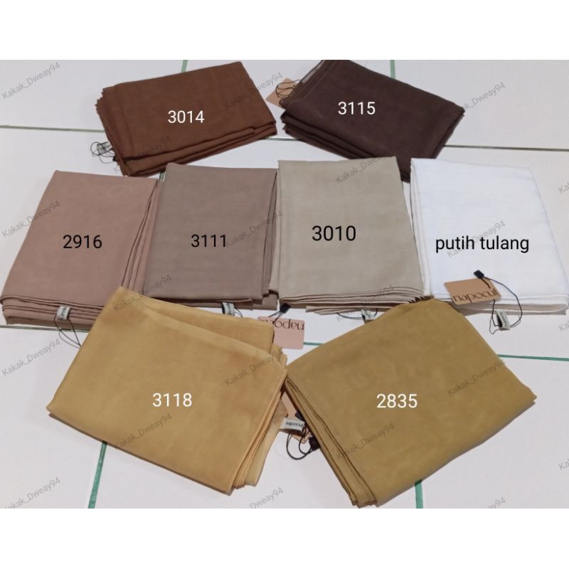 hijab paris polos napocut