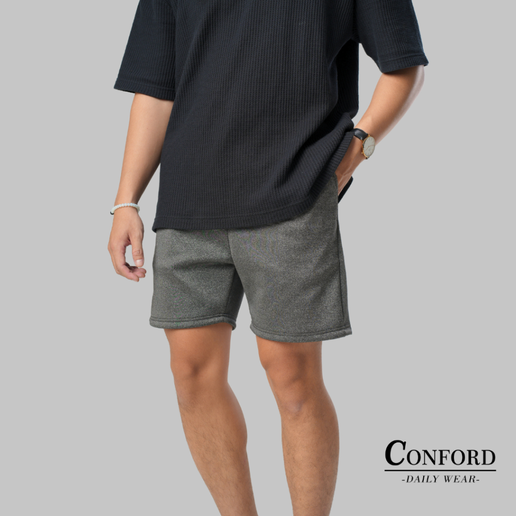 CONFORD MARC graphite - celana pendek pria