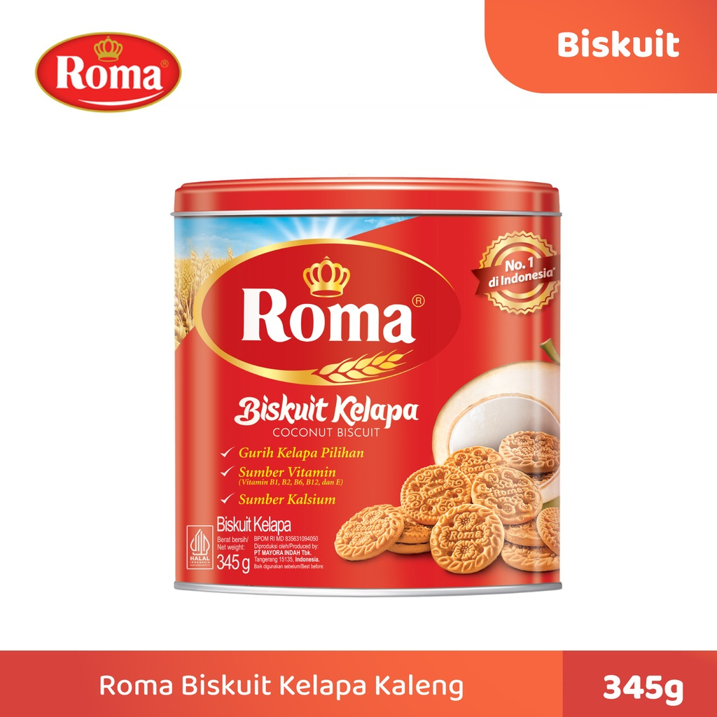 

Roma Biskuit Kelapa Kaleng 345GR