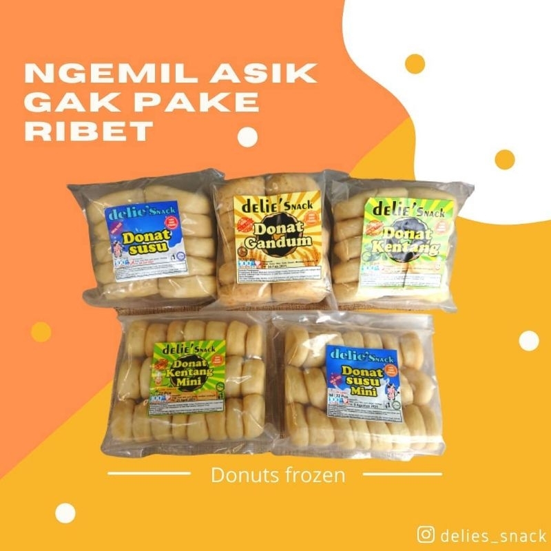 

Donat Mini Kentang Golden Delies isi 24