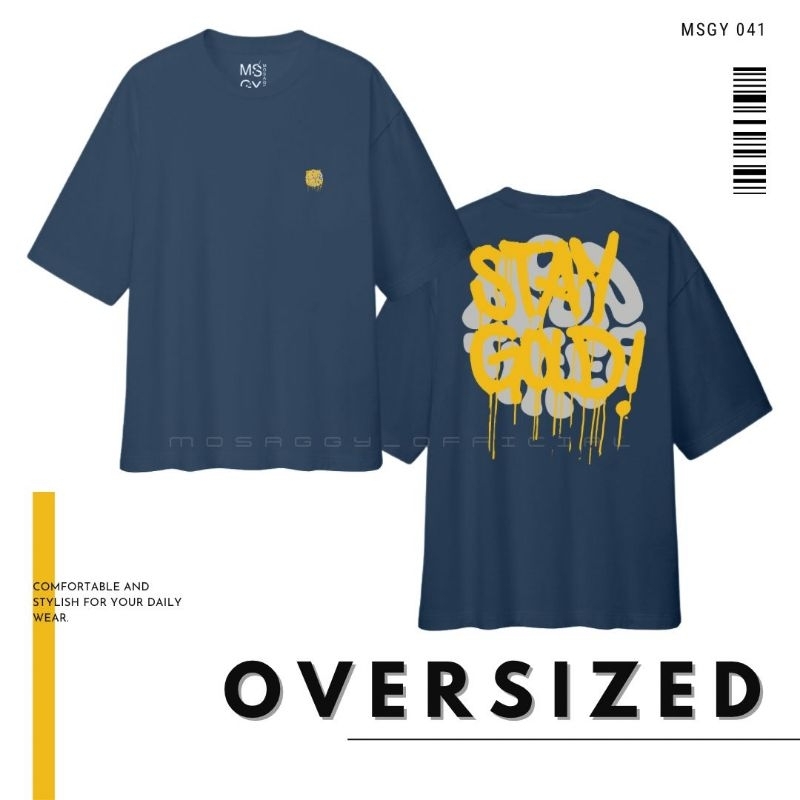 kaus distro mosagi / baju distro original / baju pria oversize T-shirt