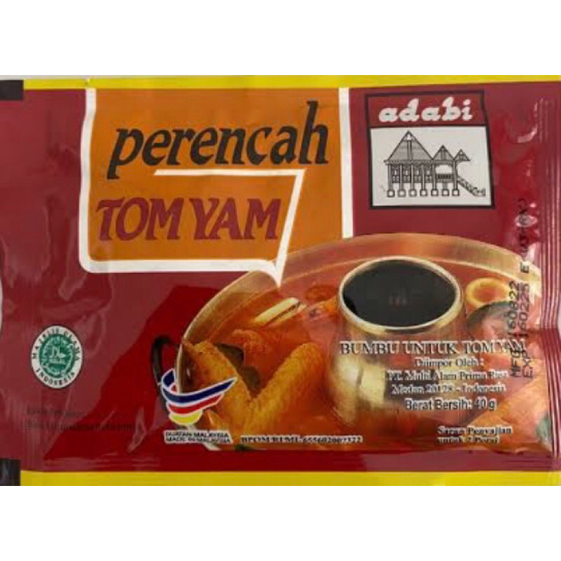 

Adabi perencah tomyam 40g