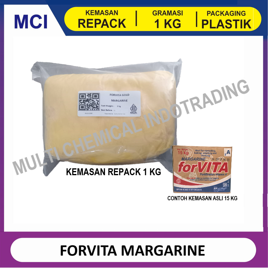 

FORVITA MARGARINE GOLD REPACK 1 KG / MARGARIN FORVITA