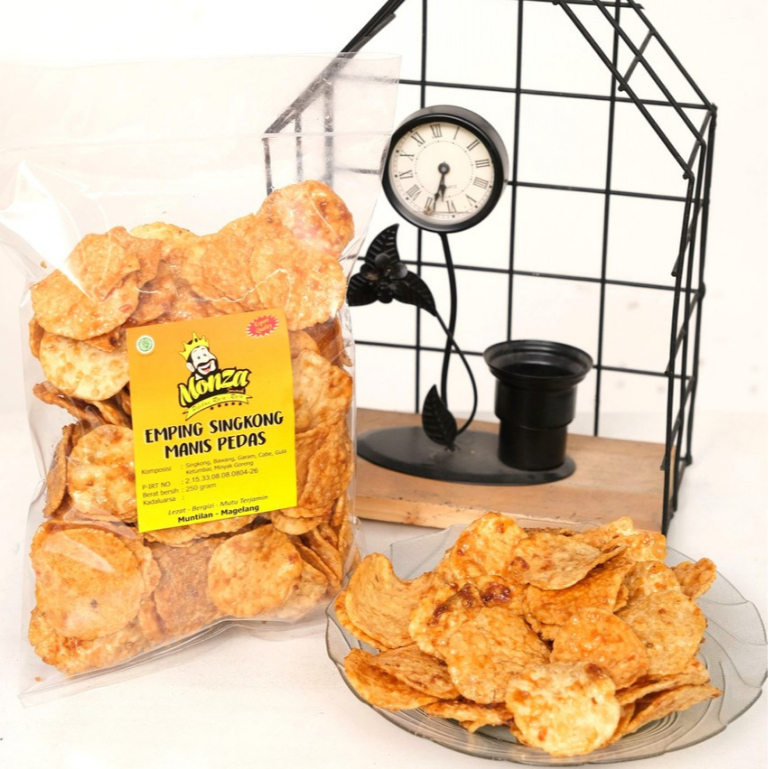 

Emping Singkong Manis Pedas 250 gram Monza Snack