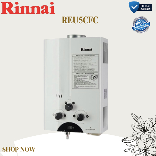 Rinnai Water Heater REU 5 CFC Water heater REU 5 CFC/REU5CFC/REU-5CFC/ORGINAL RINNAI/GARANSI RESMI
