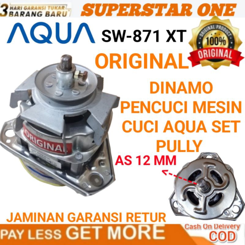 Dinamo Wash/Pencuci Mesin Cuci Aqua SW-871 XT AS 12 MM SET PULLY