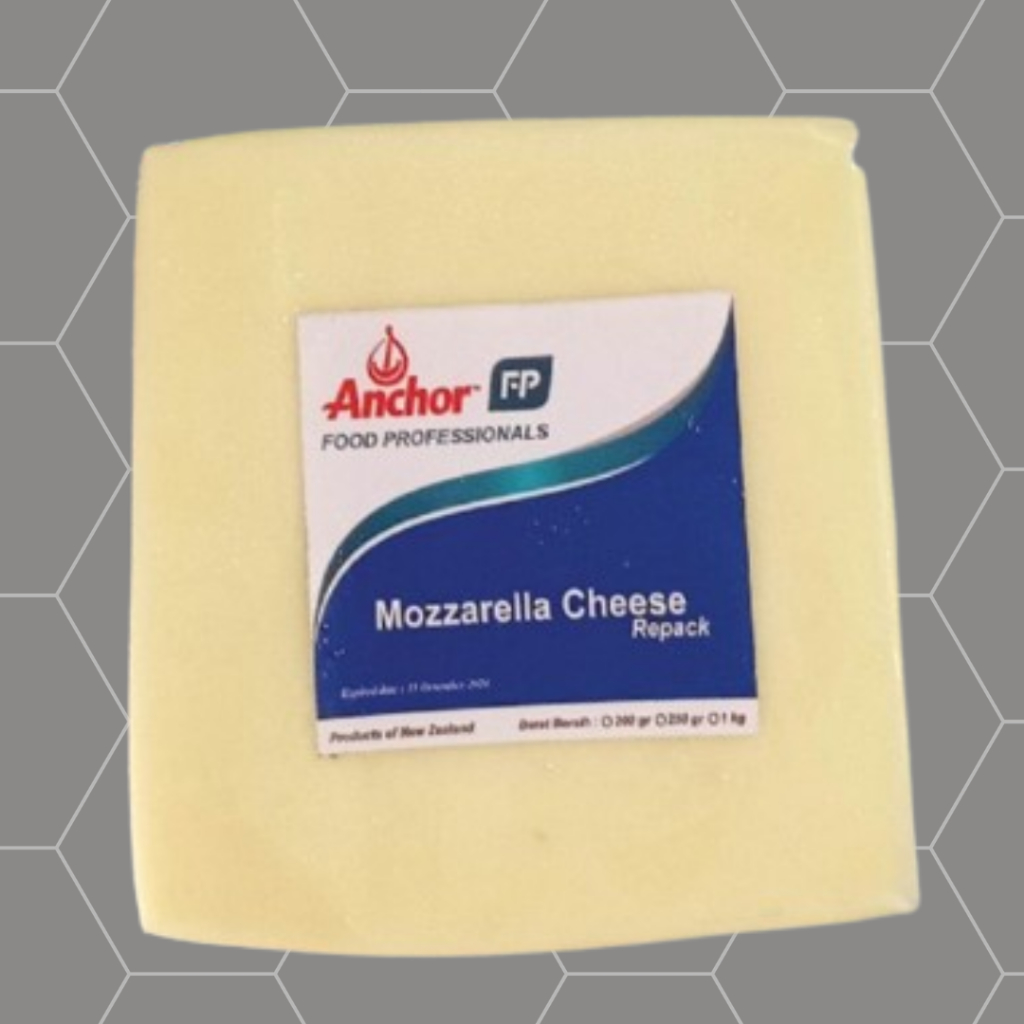 

keju mozarella asli ancor 200 gr enak halal lumer