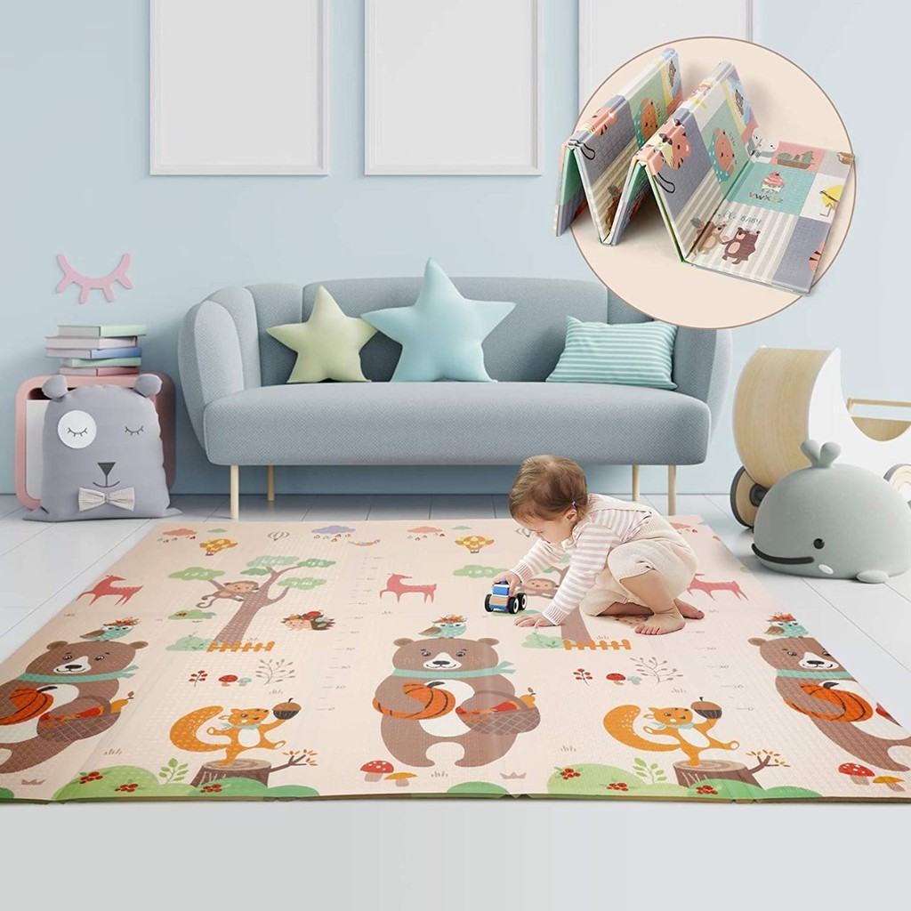 Viral  Ppd-150X200Cm Premium Playmate Playmat Bayi Tebal 1Cm Karpet Anak Free Tas Karpet Playmate