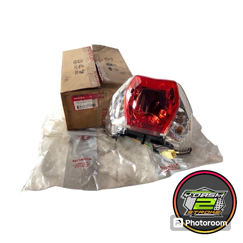 STOPLAMP LAMPU STOP ASSY BELAKANG HONDA KARISMA KHARISMA D X 125 ORIGINAL AHM 33700-KPH-881