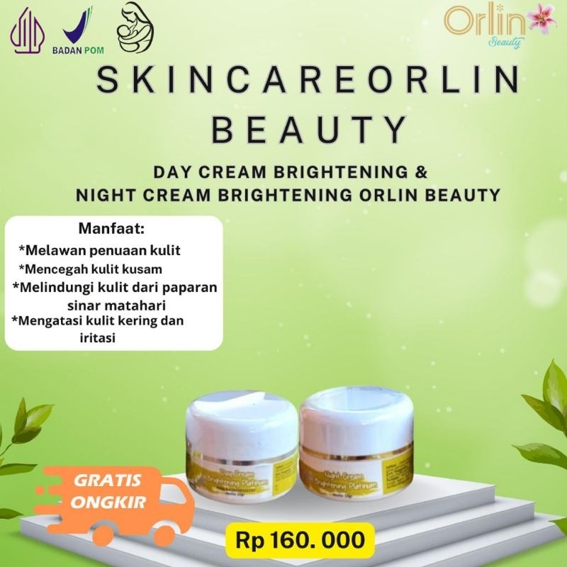 ORLIN BEAUTY/CREAM PAGI/CREAM SIANG/ORLIN BEAUTY NIGHT DAN DAY CREAM