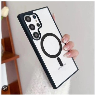 Case Samsung S24 Ultra Case Crystal Magsafe Clear Samsung S24 Ultra / S24 Plus/ S24 Magnetic Case