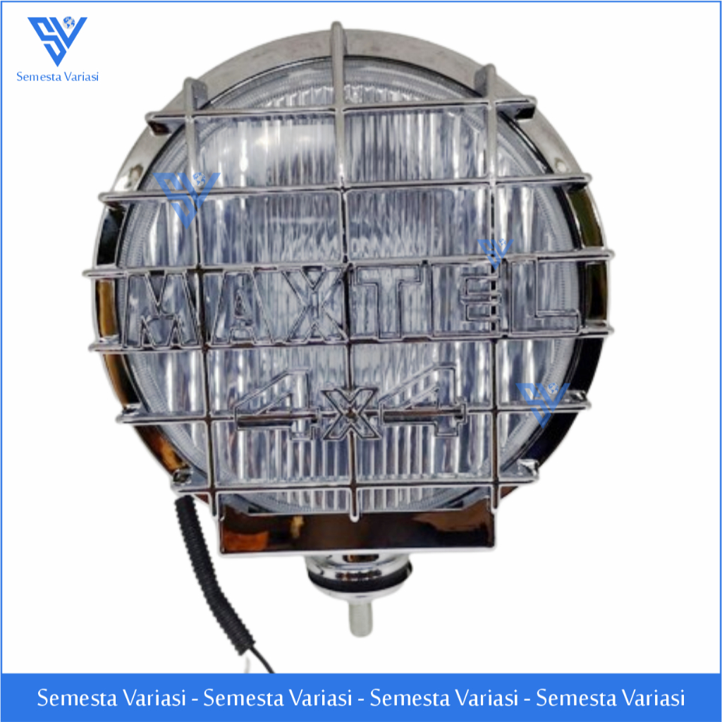 LAMPU VARIASI MOBIL JEEP MAXTEL 4X4 SOROT PUTIH FOGLAMP 12 VOLT [2 PCS]