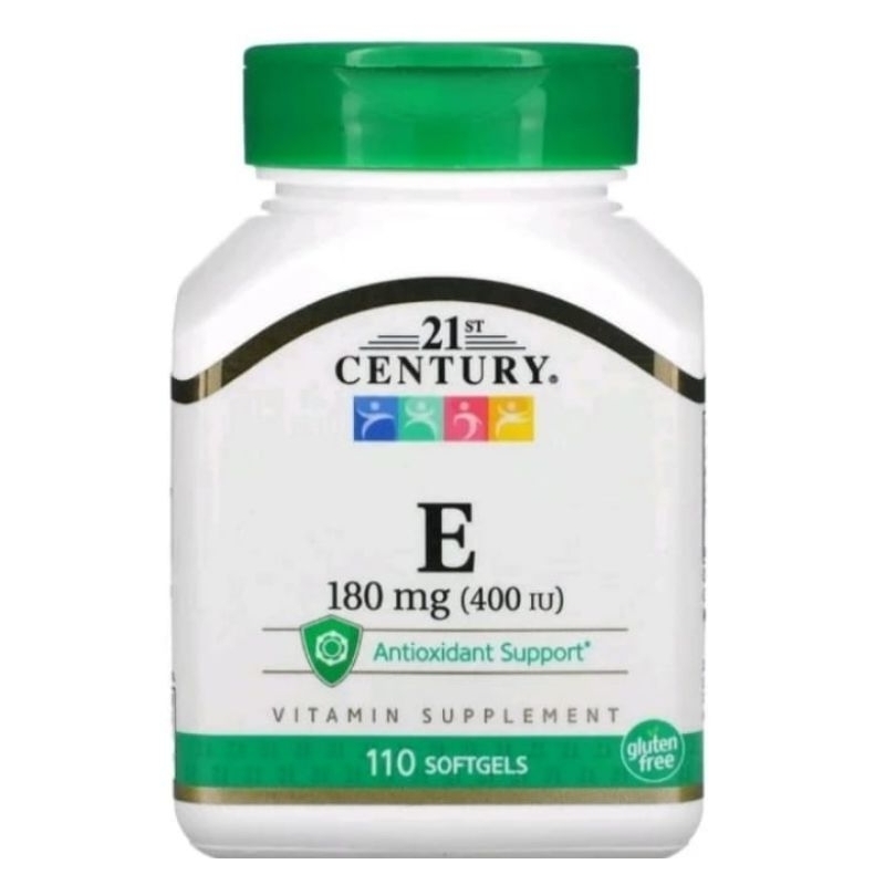 21st Century Vitamin E 180mg (400 iu ) 110 Softgels - 250 Softgels