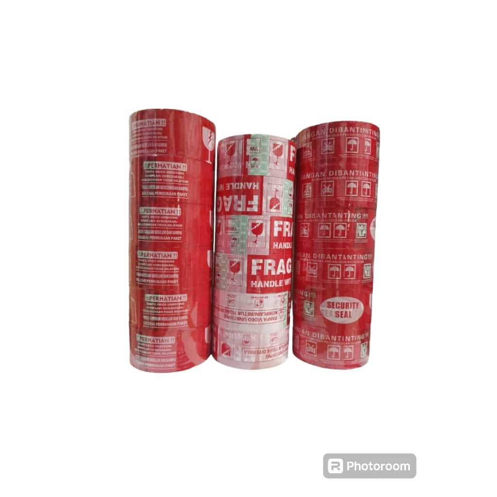 

LAKBAN FRAGILE MERAH CESIRO