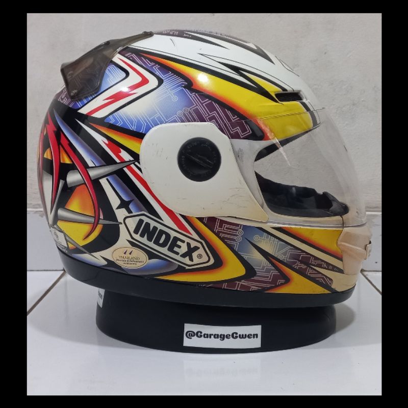 Helm Helmet INDEX Daijiro Kato Size M fit L ( M besar ) second