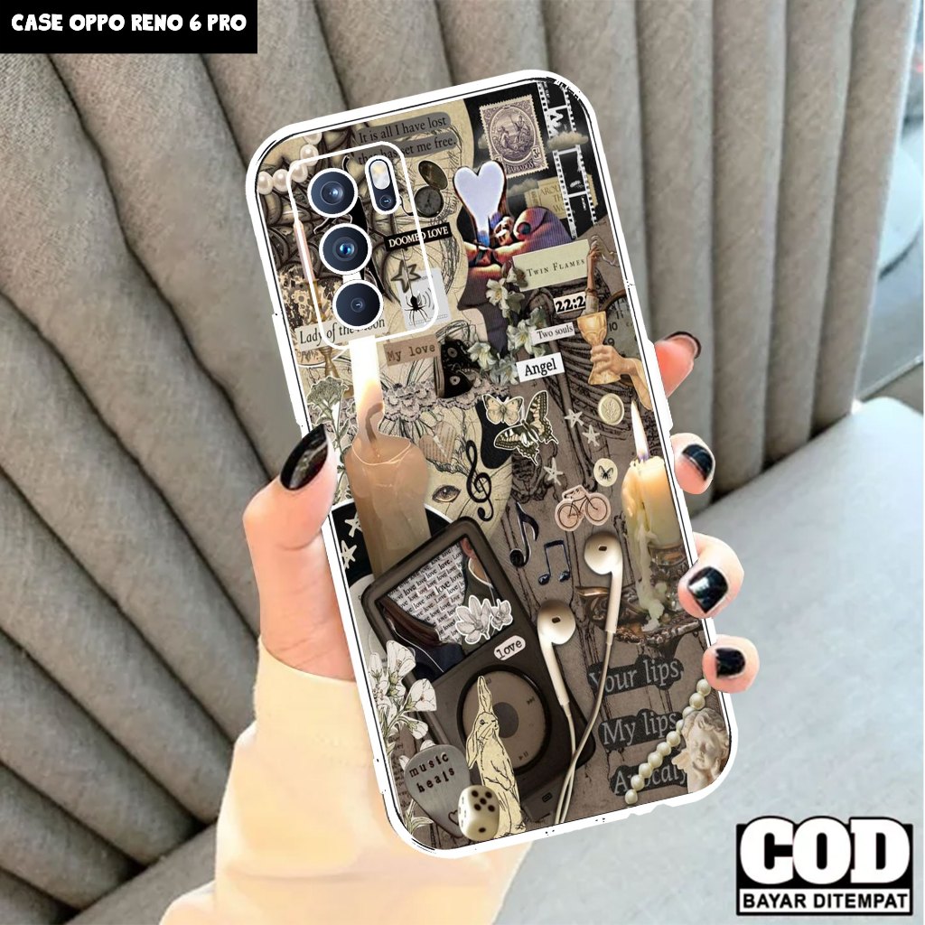 Case OPPO RENO 6 PRO - Casing OPPO RENO 6 PRO Motif ( AEST ) - Softcase Premium Fourside - Bening Tr
