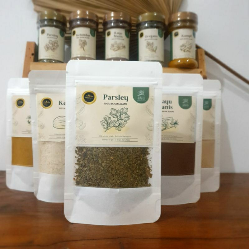 

PARSLEY Bumbu Masak Bubuk Bumbu Dapur PARSLEY Perseteli Rempah Alami TERMURAH