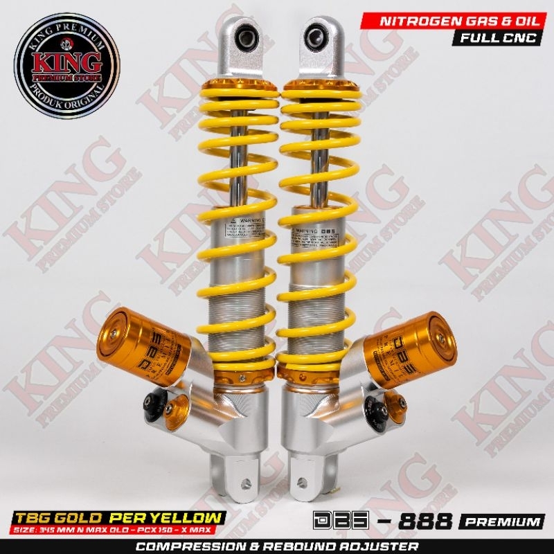 Shock NMAX PCX DBS 888 PREMIUM TABUNG BAWAH CNC KLIK Fungsi