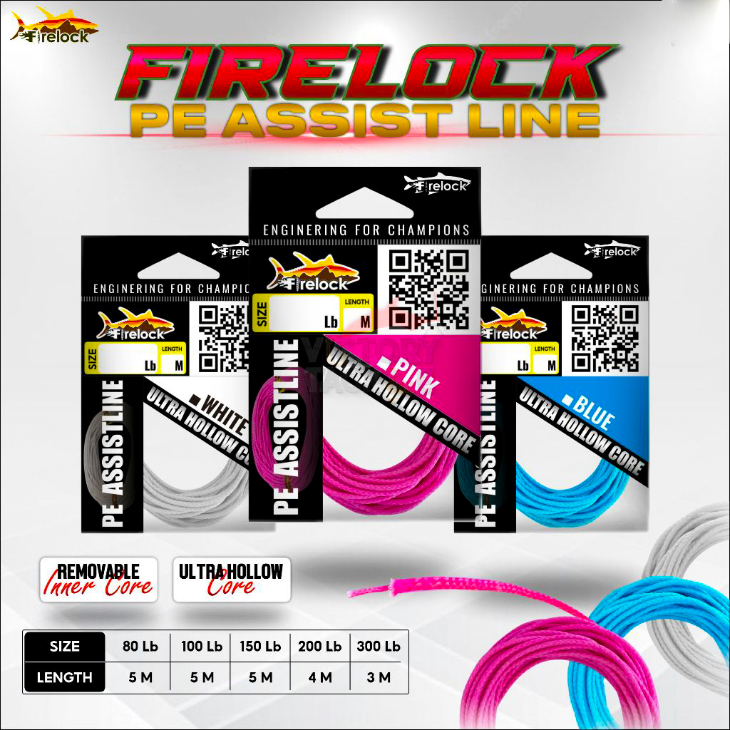 Tali Kevlar Firelock - Tali Assist Hook - Kail Pancing Metal Jig