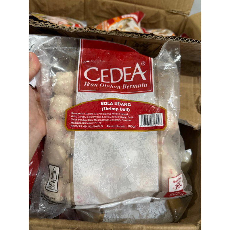 

cedea bola udang 500gr