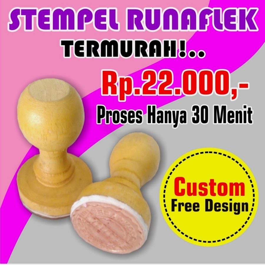 

Stempel Manual Karet Runaflek Nilo