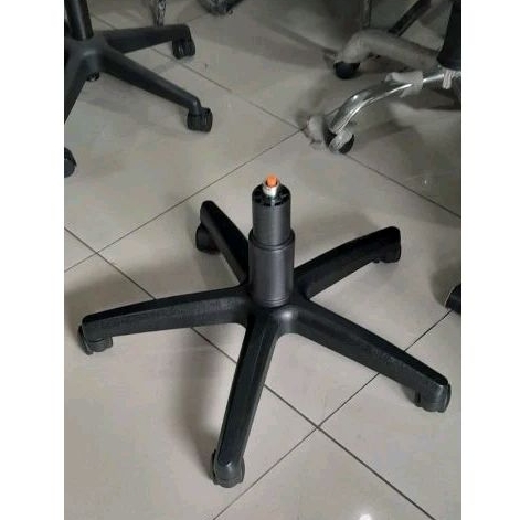 Kaki Kursi Kantor Nylon 320 + Hidrolik + Slogsong