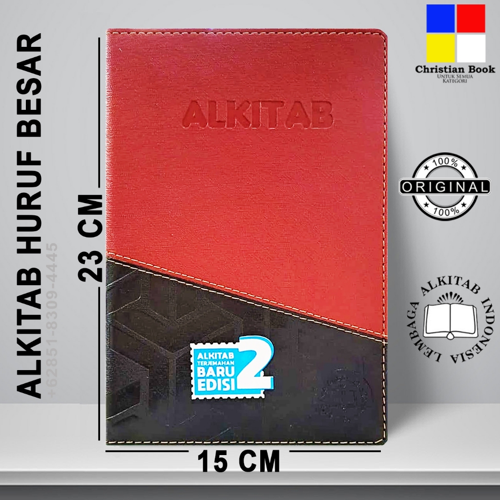 Alkitab Tulisan Besar /Alkitab Lansia Edisi Huruf Besar - TB2 064 Geometri Original