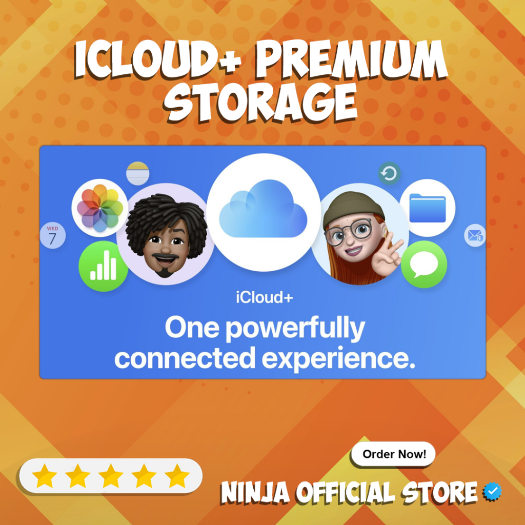 Reedem Code iPhone iCloud Plus 50 GB Storage iCloud+ Premium 4 Bulan Penyimpanan Cloud Storage