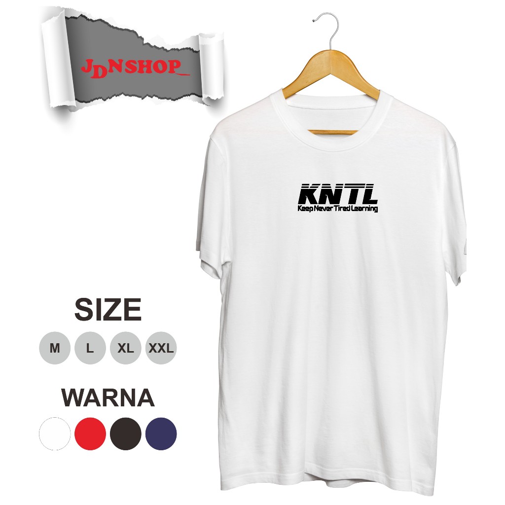 Kaos KNTL JDNM Remaja Dan Dewasa Pria Wanita Unisex Sablon Kece DISTRO KNTL