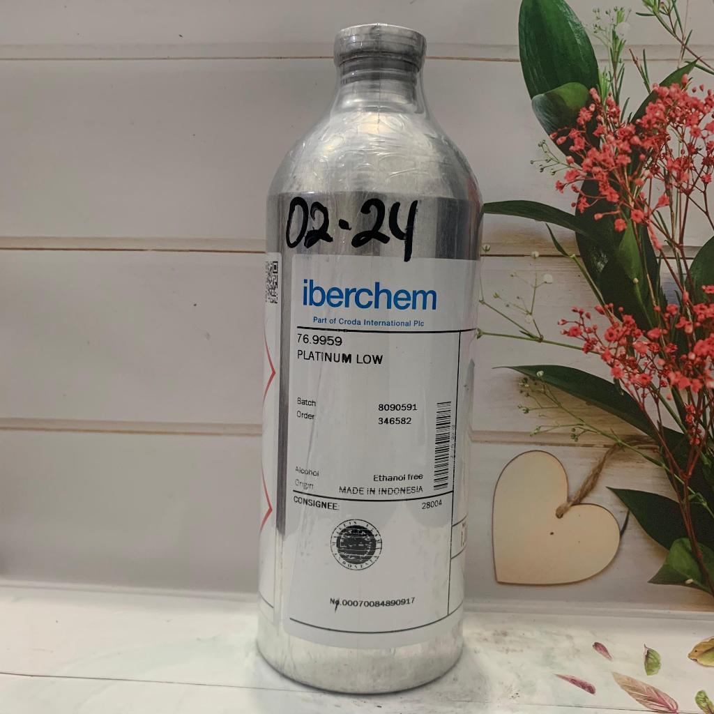 PLATINUM LOW BY IBERCHEM ( in the line of JLO GLOW PLATINUM ),BIBIT PARFUM KEMASAN SEGEL (1 KG), REP