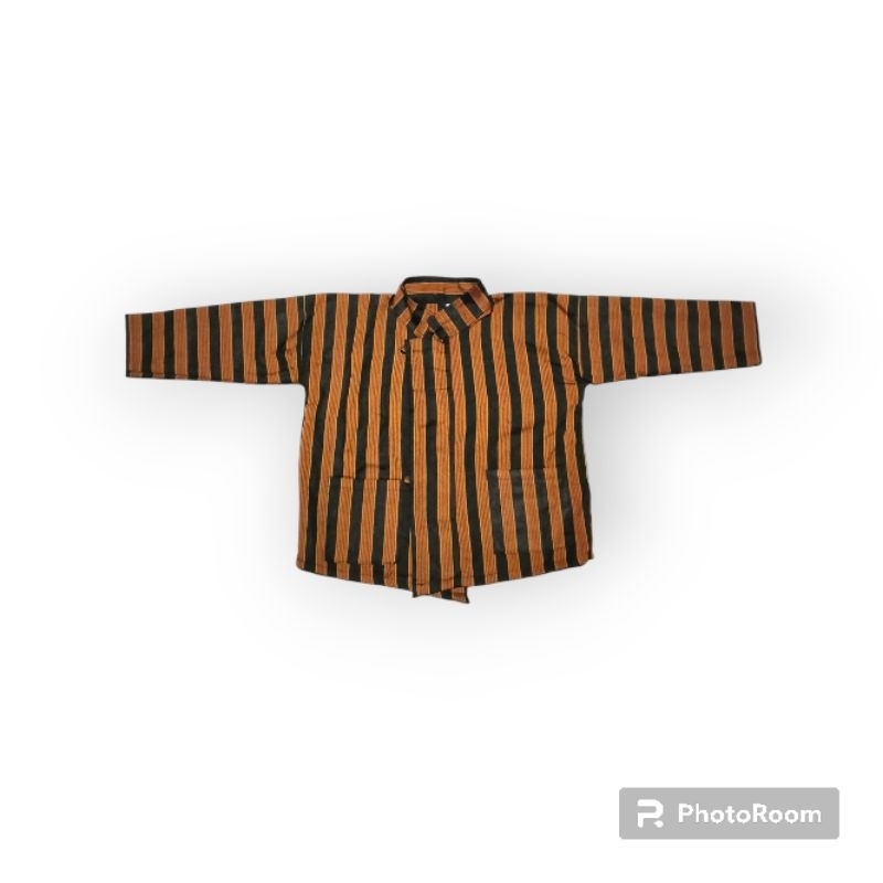 Baju Surjan Lurik Pria Dewasa | Lurik | Surjan | Baju Pria | Kemeja Pria | Baju Batik