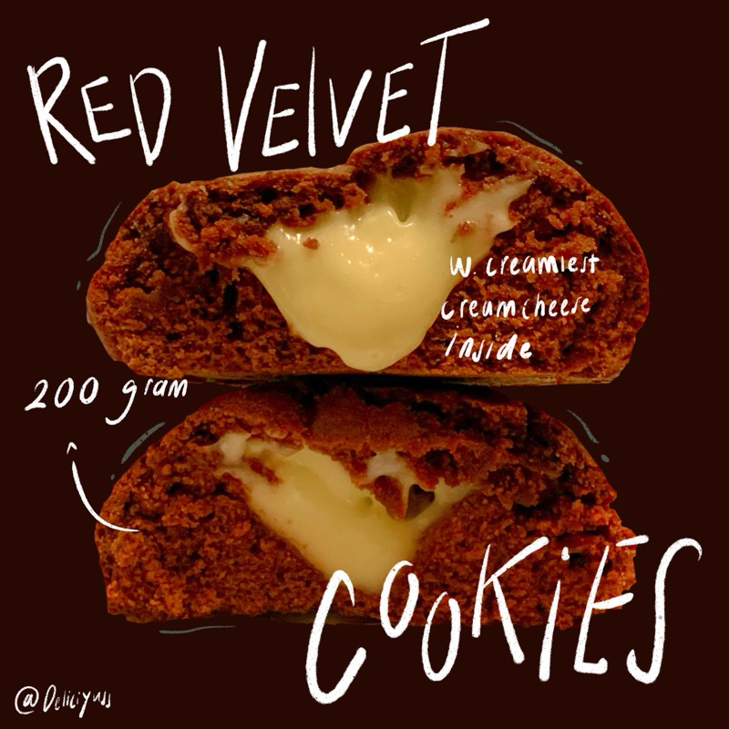 

RED VELVET COOKIES [BACA DESKRIPSI]