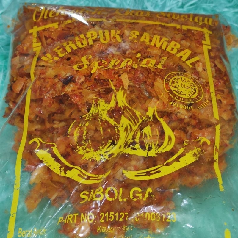 

KERUPUK SAMBAL SIBOLGA KERIPIK PEDAS TERI SIBOLGA MEDAN KERUPUK 1 KG