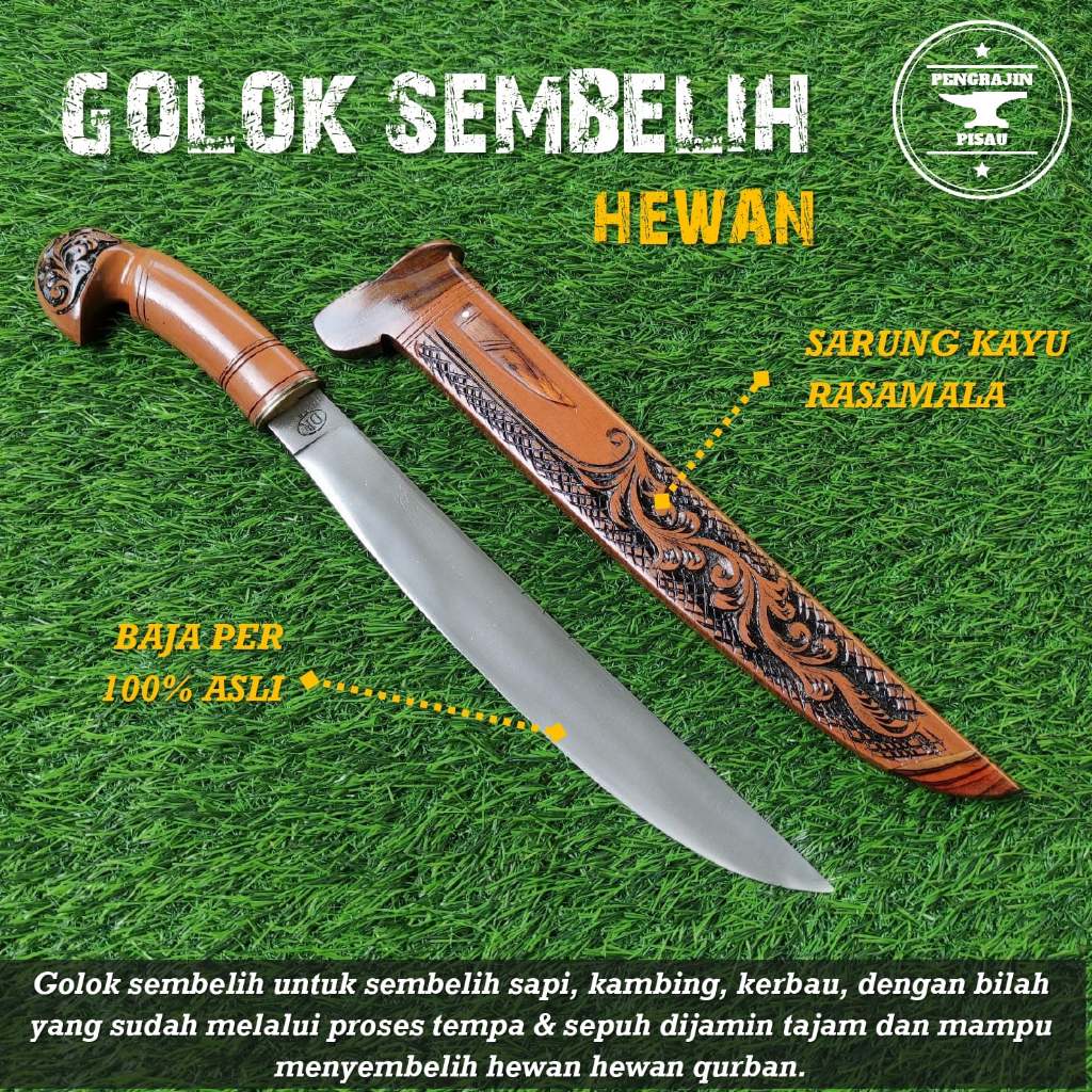 Pisau Ukir Sembelih Baja Per