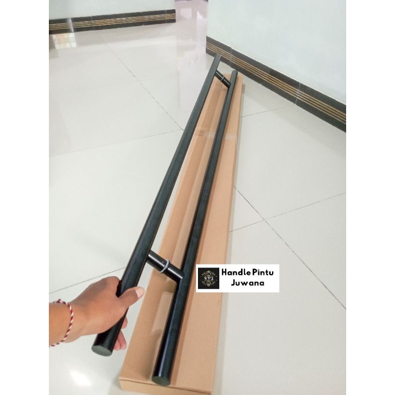 gagang pintu rumah panjang 200 cm kaki tembus handle pintu rumah kaca baut tembus pegangan pintu rum