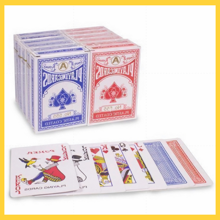 Kartu Remi Playing Card Poker Plastic Coated Waterproof Mainan Kartu Anak Dewasa Remaja