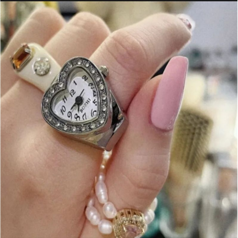 jam cincin wanita - jam cincin mini