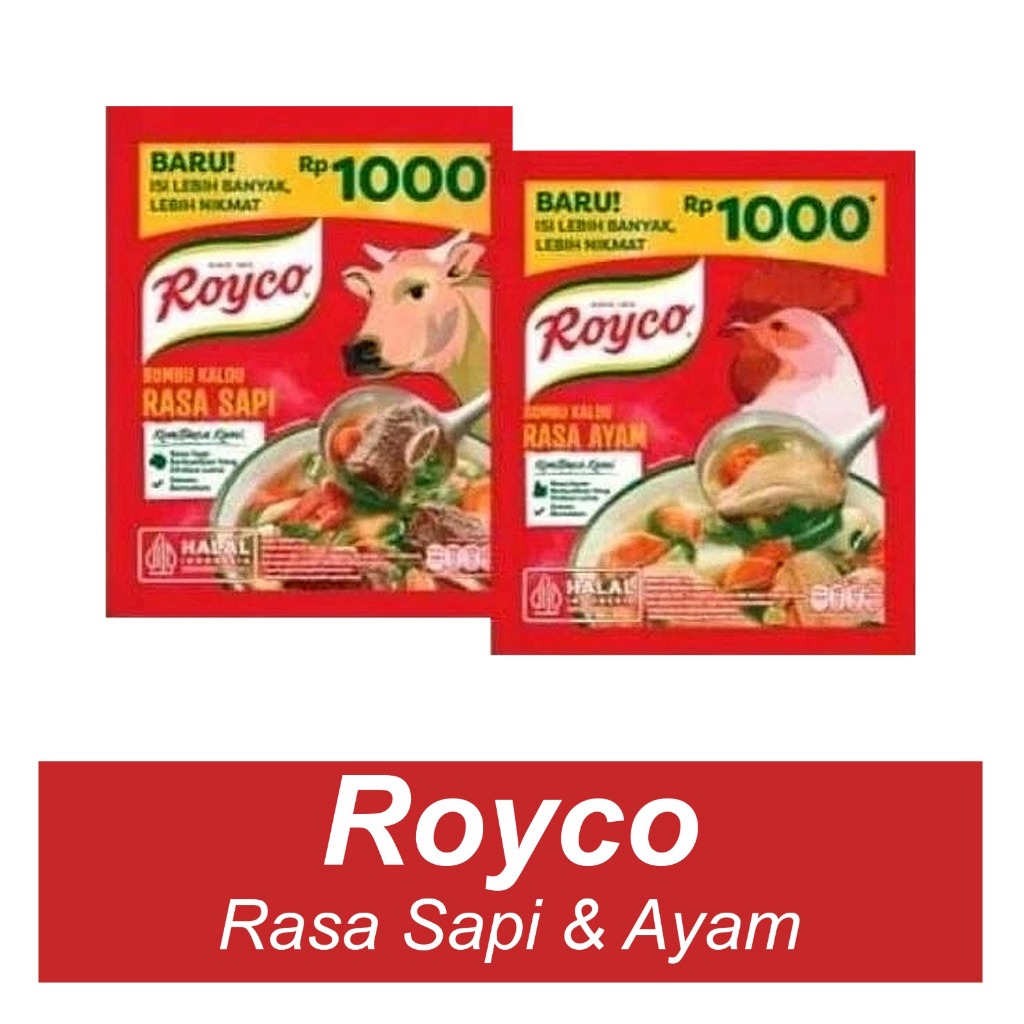

Royco Kaldu Ukuran Besar Limited 16gr Exp November 2024 ( isi 12 Bksan) PROMO HALAL