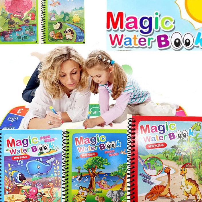 

Kejutan Populer Magic Water Book Buku Edukasi Menggambar Ajaib TK