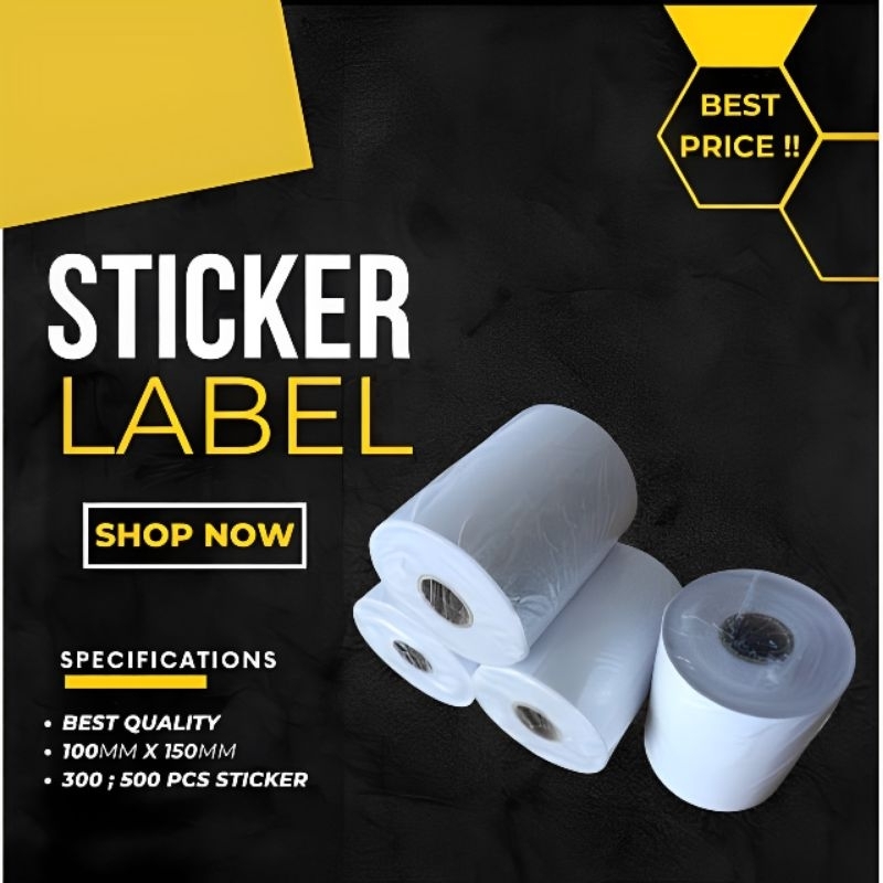 

STICKER LABEL / STICKER RESI 100mm x 150mm
