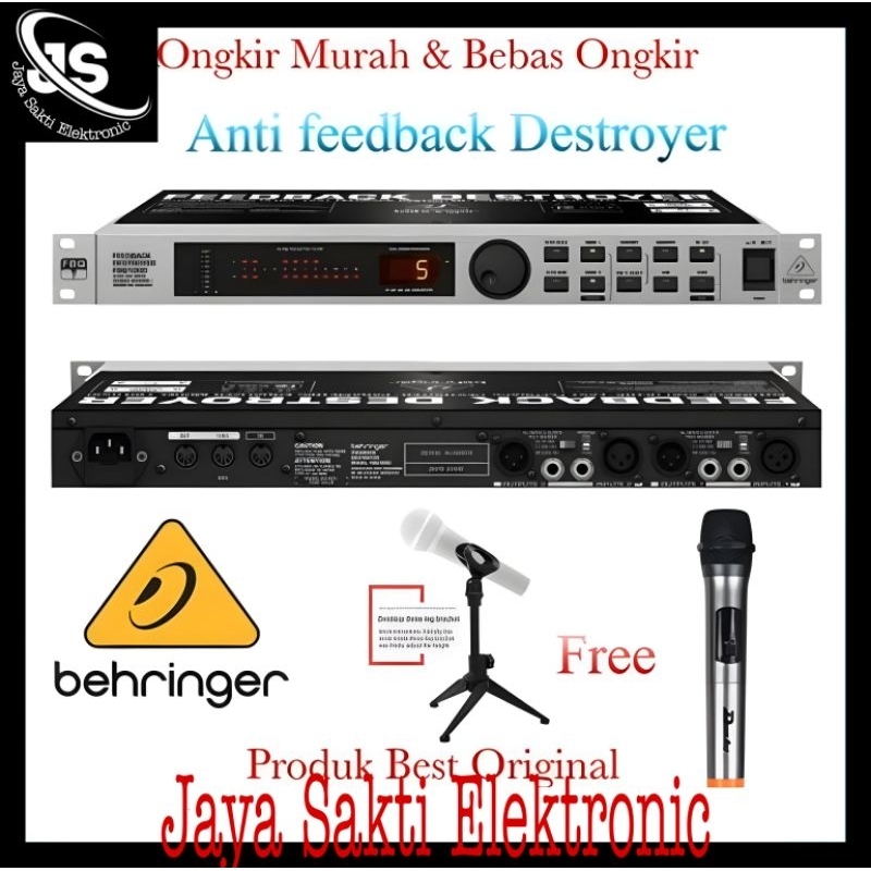Anti feedback behringer FBQ1000 Original Destroyer Fbq 1000 Sound back