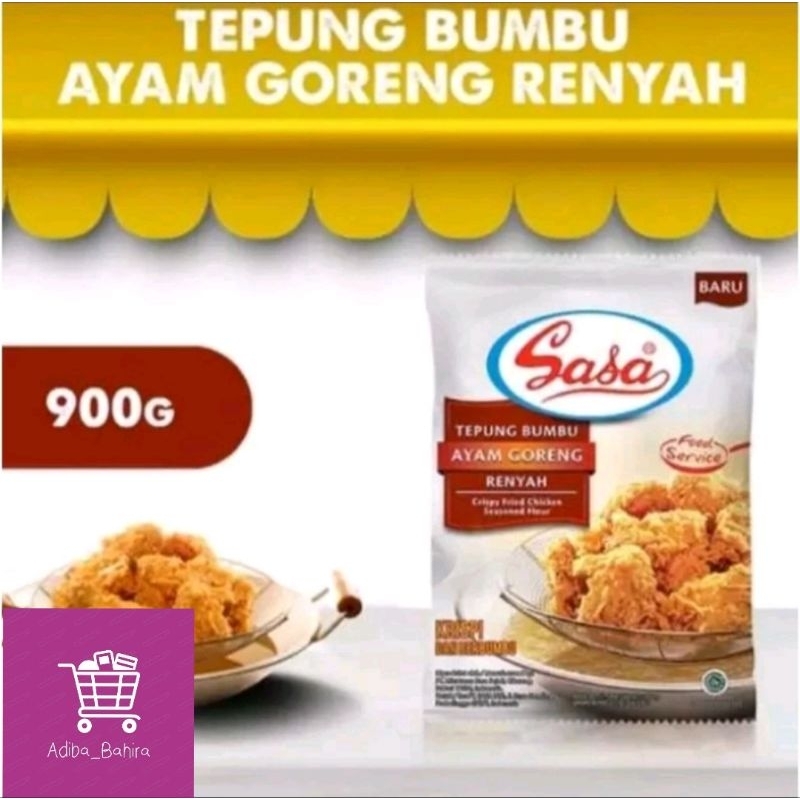 

SASA TEPUNG BUMBU AYAM KRISPI 900 GR