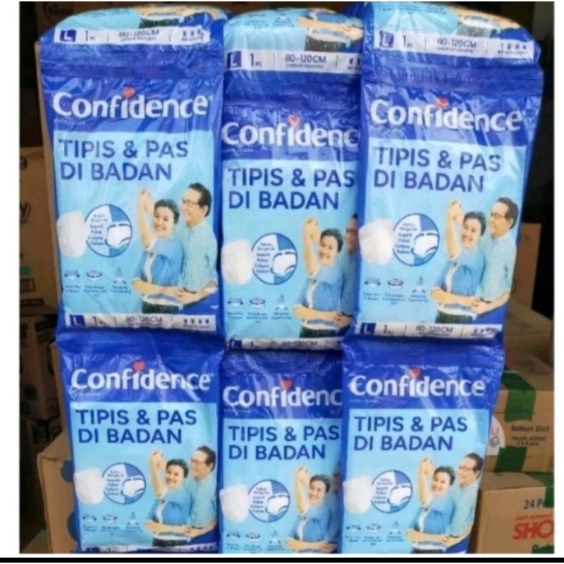 Popok Celana Dewasa Confidence ukuran M persachet